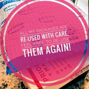 I Reuse mailers and Boxes when shipping orders!